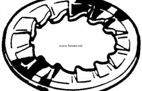 DIN6798J 內(nèi)鋸齒鎖緊墊圈